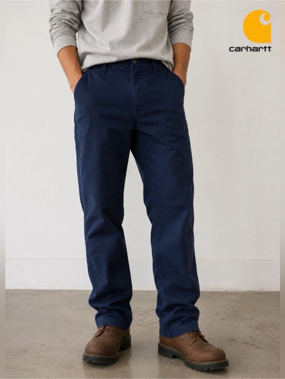 Carhartt FR Flame Resistant Utility Work Pants Navy Blue 32x34 Cargo CAT 2 ATPV